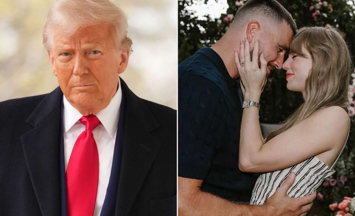 Trump Desea Suerte a Taylor Swift y Travis Kelce tras Anuncio de Compromiso