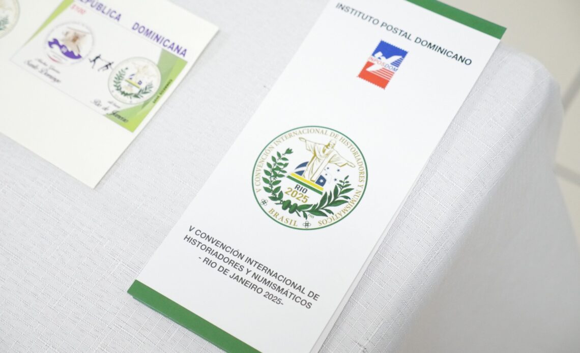 INPOSDOM Emisor de Estampilla Conmemorativa para Convención de Historiadores y Numismáticos