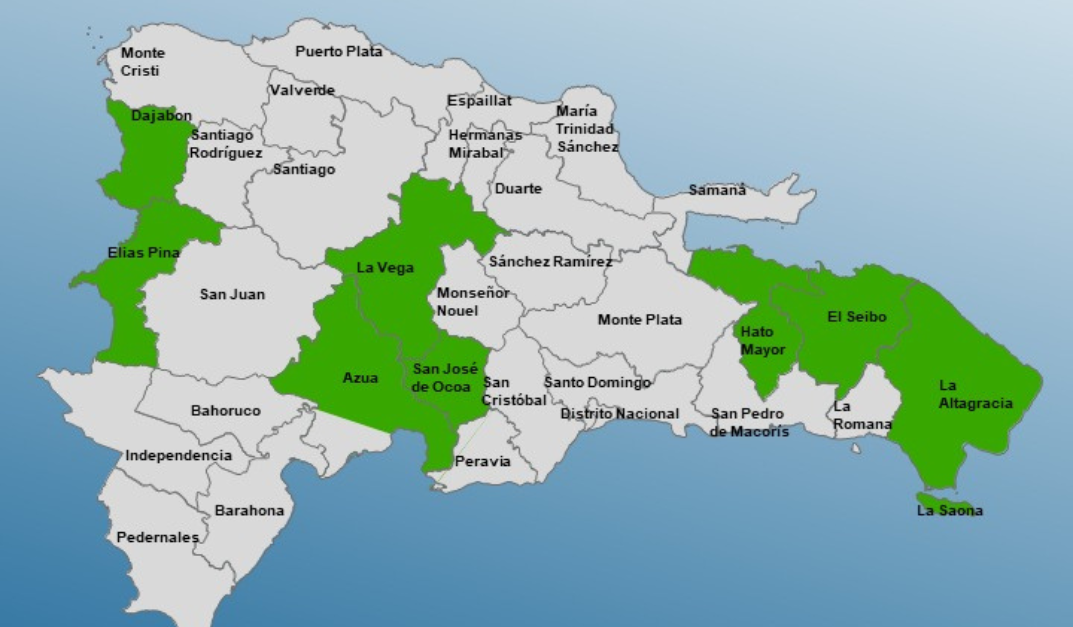 COE extiende alerta verde a ocho provincias por lluvias intensas