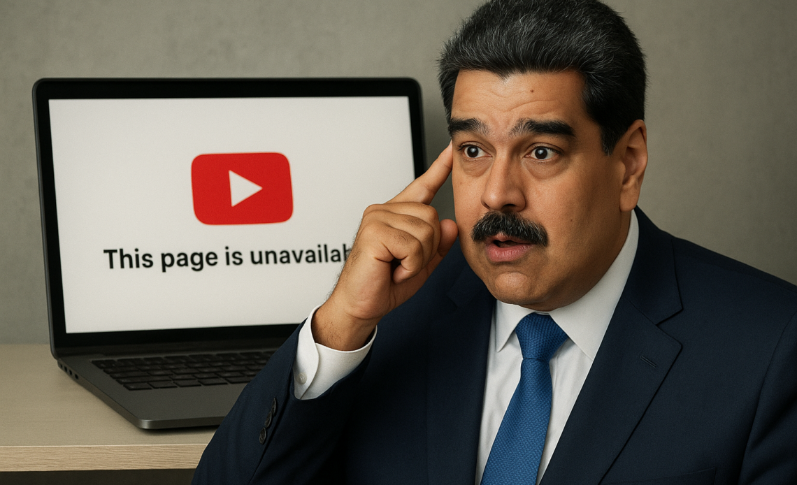 Eliminan el canal de YouTube de Nicolás Maduro sin explicación