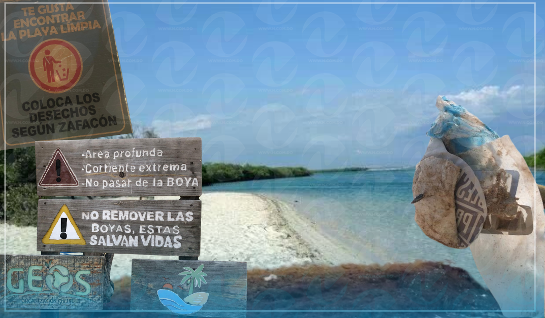 La contaminación amenaza el paraíso de Playa Caobita en Azua