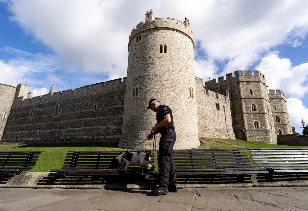 Alta seguridad en Windsor ante la visita de Estado de Donald Trump al Reino Unido