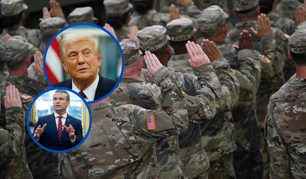 Trump y Hegseth instan a militares a recuperar buques acorazados y usar ciudades conflictivas como entrenamiento
