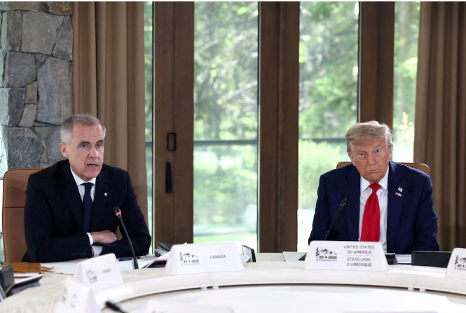 Canadá y EE. UU. Discuten la Disminución de Aranceles en Reunión entre Carney y Trump