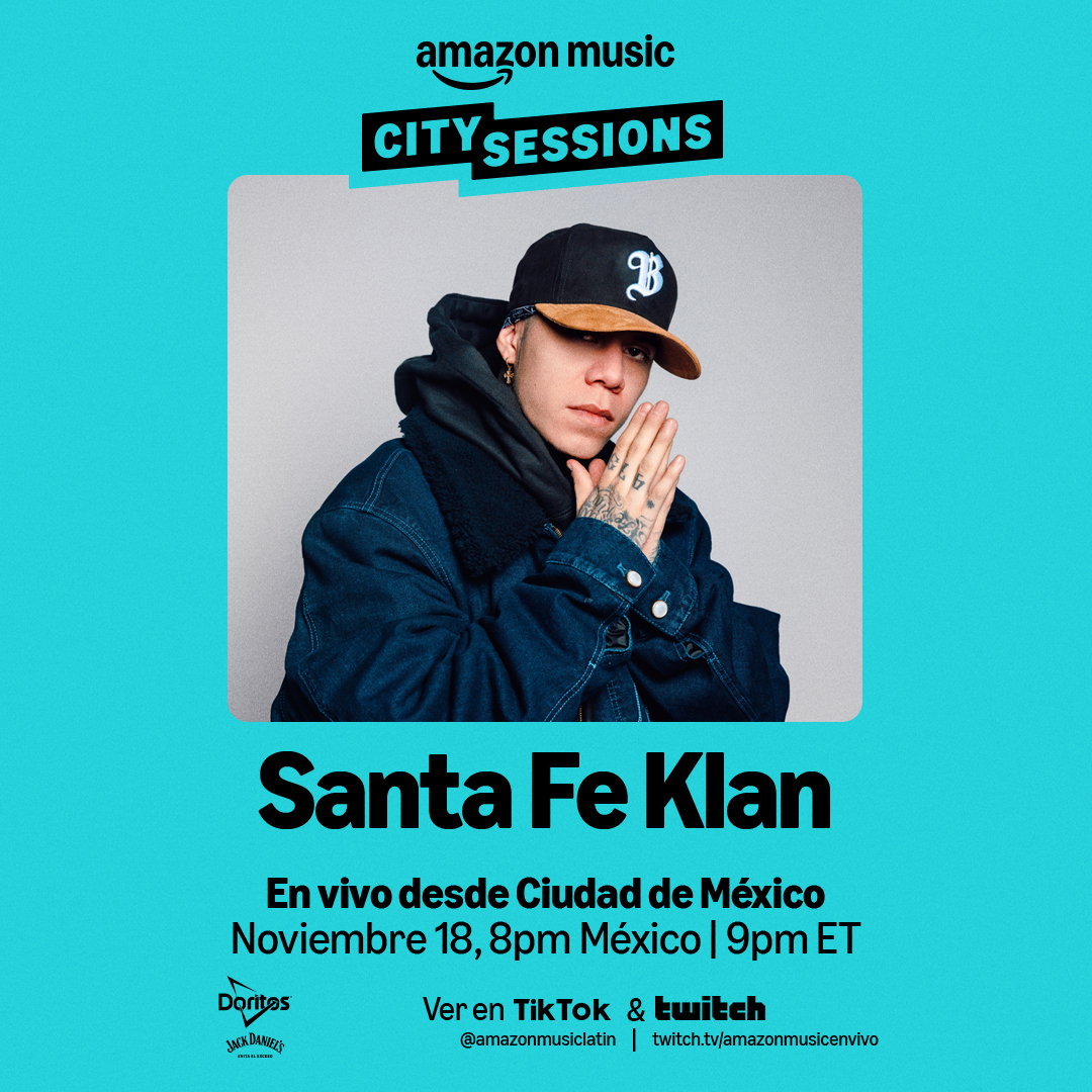 Santa Fe Klan Ofrece Concierto Íntimo en City Sessions de Amazon Music