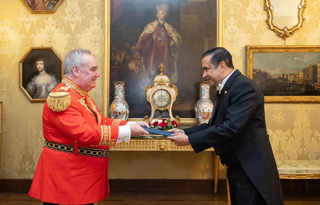 Embajador dominicano estrecha vínculos con la Soberana Orden de Malta
