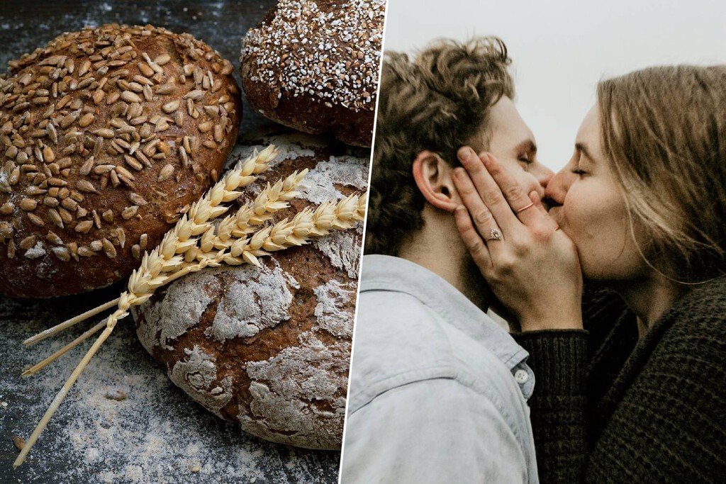 Besar a alguien después de consumir gluten: ¿riesgo real para celiacos?