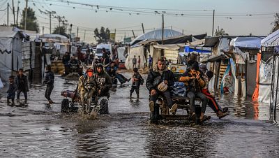Lluvias torrenciales exacerban crisis humanitaria en Gaza