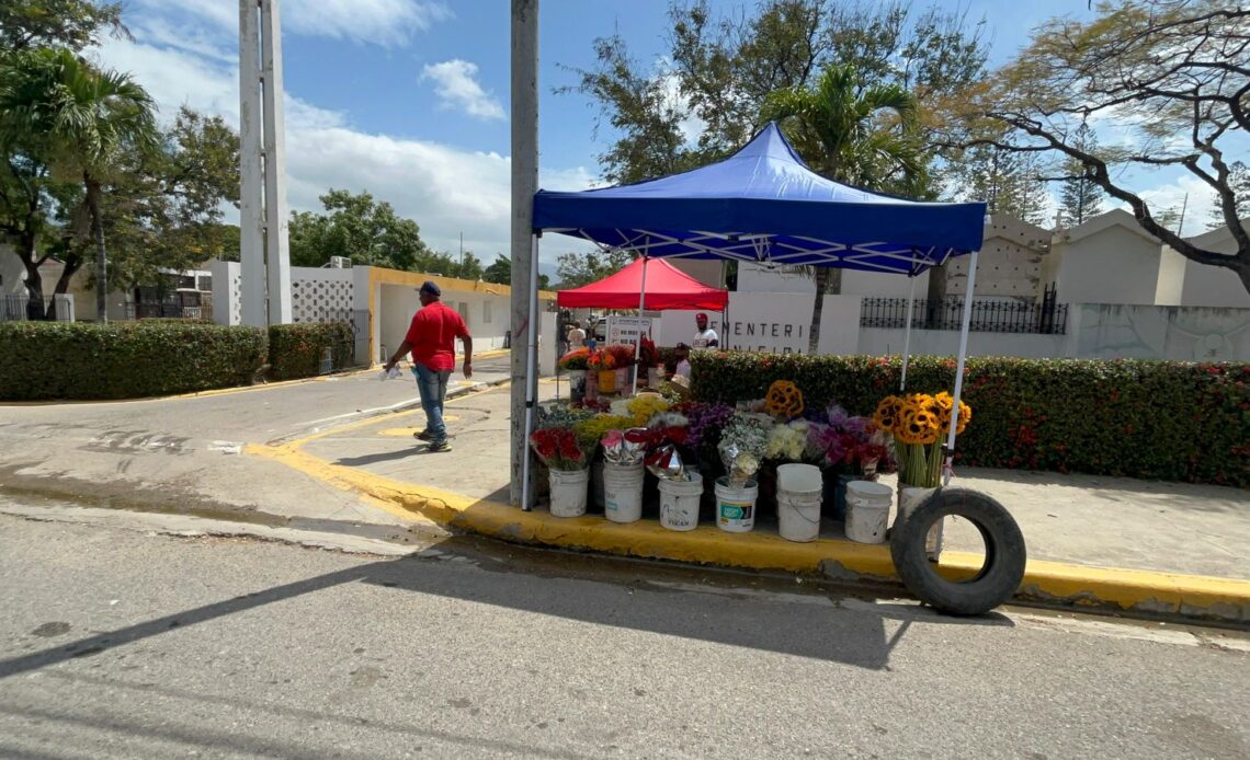 Traslado de Vendedores de Flores en Cementerio de Santiago Busca Agilizar el Tránsito