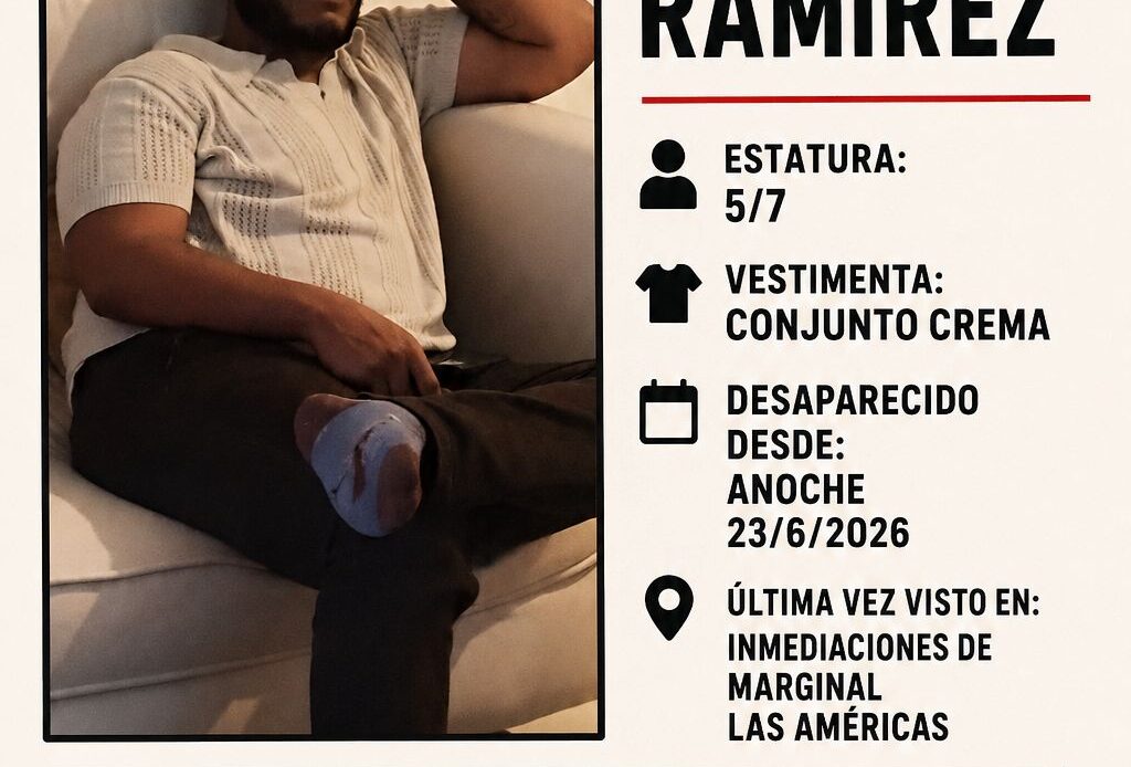 Solicitan ayuda ciudadana para encontrar a joven desaparecido en Santo Domingo Este