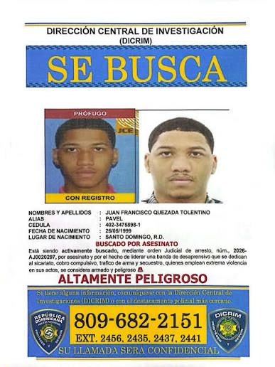 Detenido presunto líder de banda criminal dedicada a sicariato, secuestros y tráfico de armas