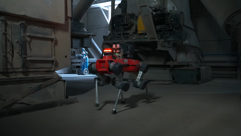Una cementera suiza implementa un perro-robot para inspecciones de seguridad en entornos peligrosos