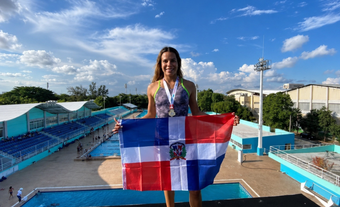 Victoria Garza Gana Plata en Clavados para República Dominicana
