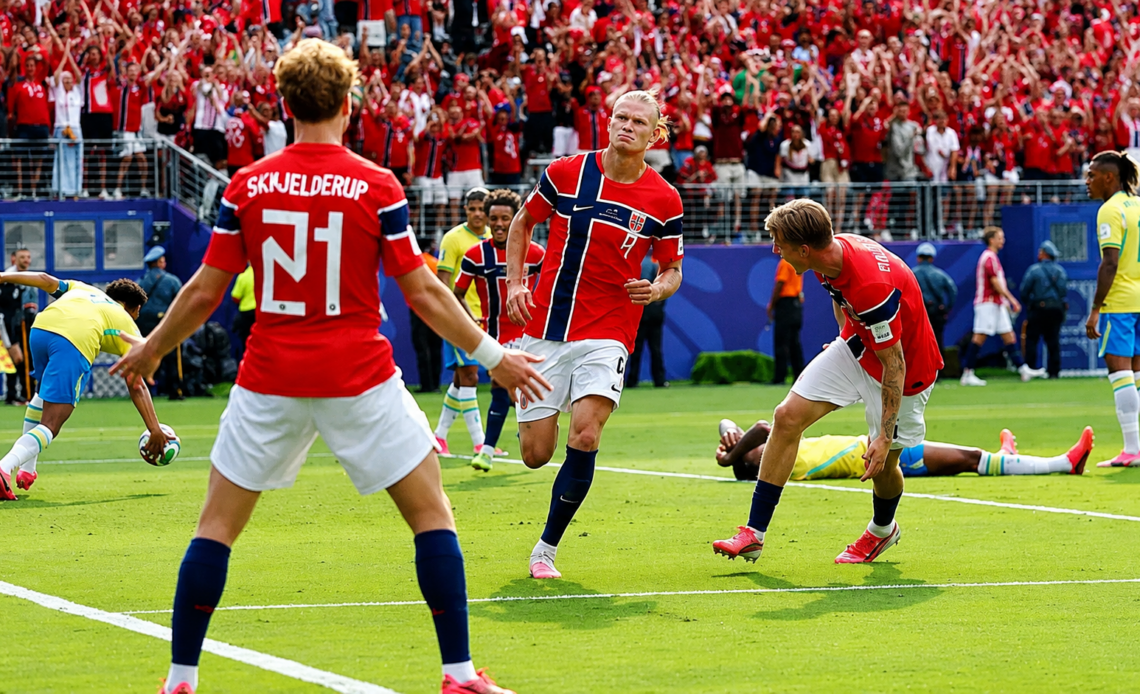 Haaland Lidera a Noruega hacia una Histórica Victoria sobre Brasil en el Mundial