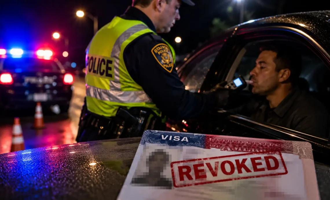 Estados Unidos Cancela Visados a Cinco Extranjeros Tras Arrestos por Conducir Ebrios