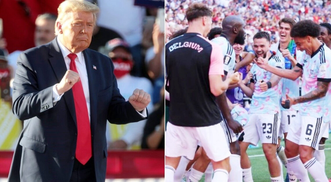 La Selección Belga Genera Revuelo Global con la Celebración del ''Baile de Trump''