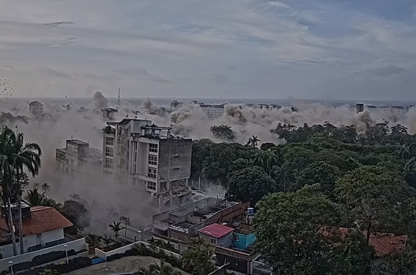 Grabación Documenta el Colapso Inesperado de Edificios en La Guaira Tras Sismos en Venezuela