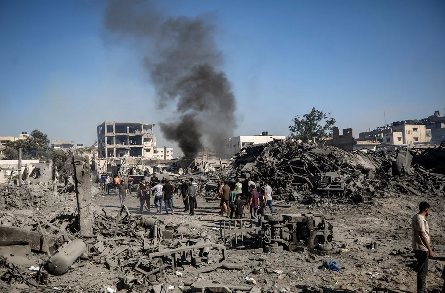 Gaza: Continúa la búsqueda de más de mil cuerpos bajo los escombros