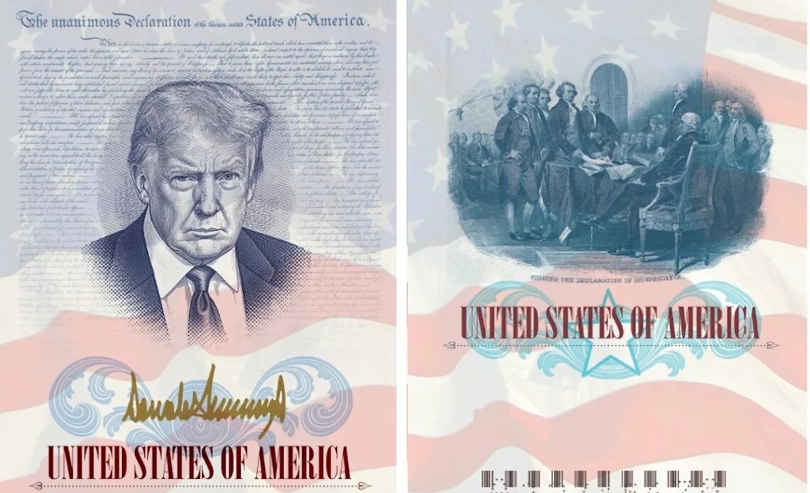 Pasaportes Conmemorativos de EE.UU. Incluirán Imagen del Presidente Trump