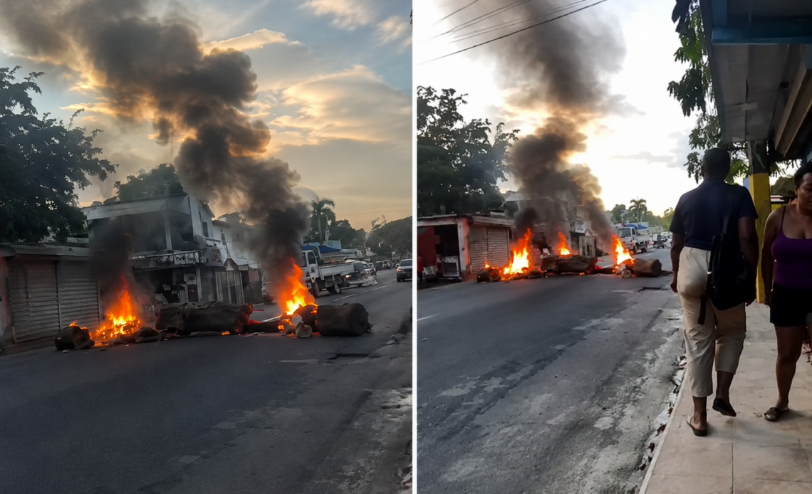 Interrupciones Eléctricas Generan Manifestaciones en Los Botados, Monte Plata