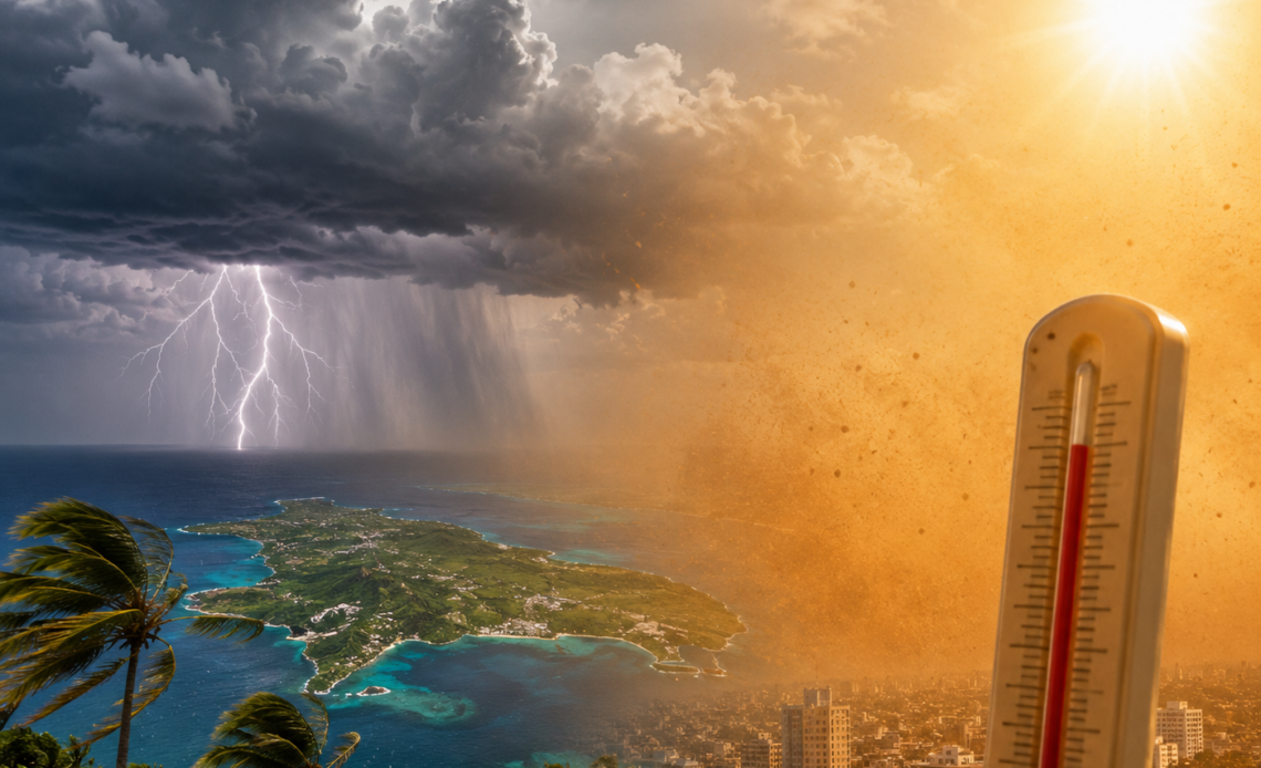Vaguada y Polvo del Sahara: Lluvias con Truenos y Calor Intenso Previstos para Hoy