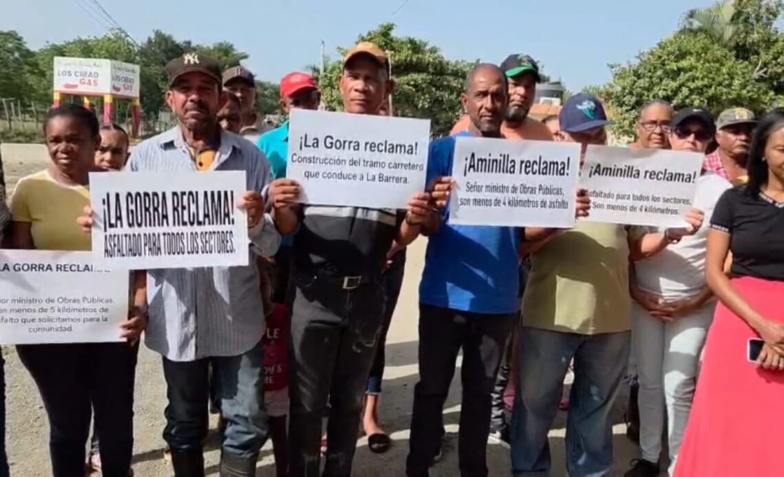 Demandas de Inclusión en Plan de Asfaltado del MOPC por Comunidades de Dajabón