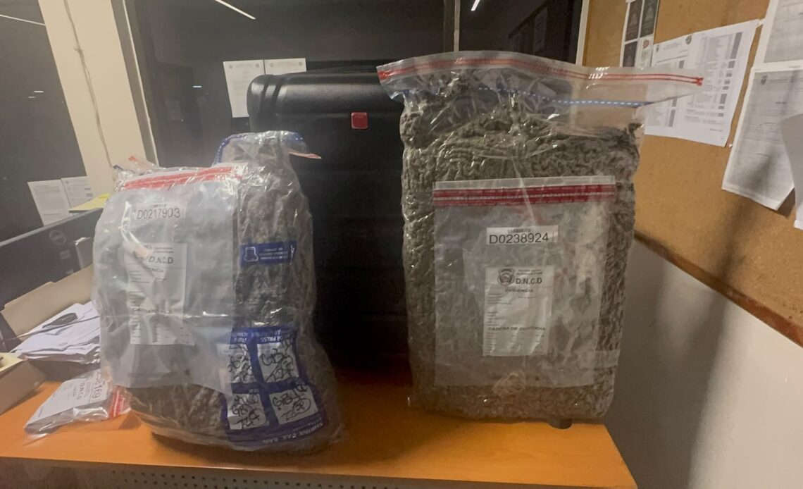 Autoridades Confiscan Casi 29 Libras de Marihuana en Equipaje Olvidado en el AILA
