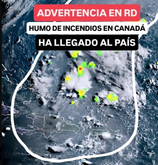 Calidad del Aire en República Dominicana Afectada por Humo de Canadá y Polvo Sahariano
