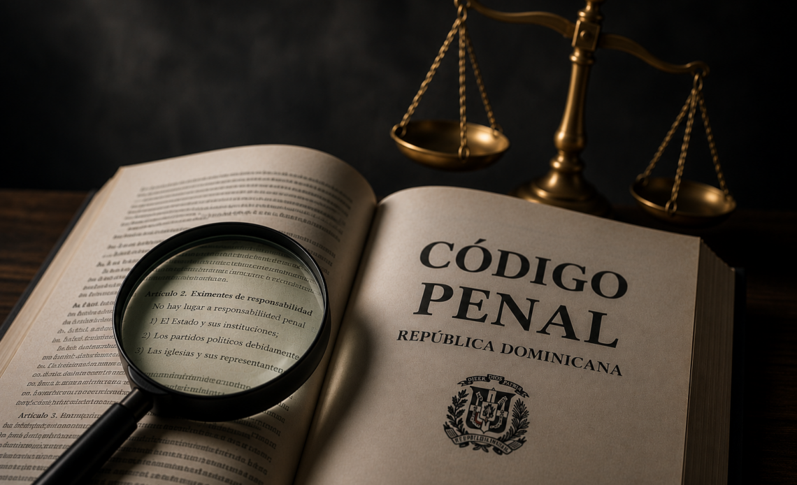 Nuevo Código Penal Podría Eximir de Responsabilidad a Entidades Estatales, Partidos e Iglesias