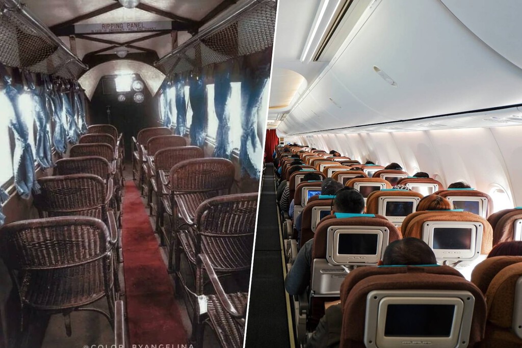 Los Inicios de la Aviación Comercial: Cuando los Asientos de Avión Eran Sillas de Mimbre