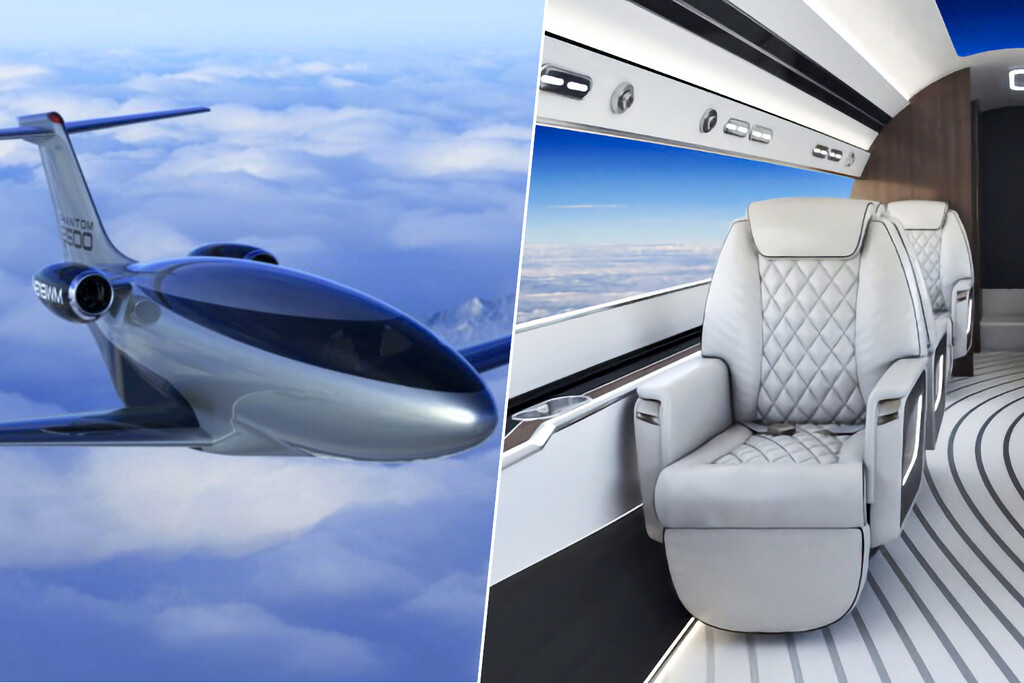 El avión sin ventanillas Phantom 3500 de Otto Aerospace avanza con un pedido de 300 unidades