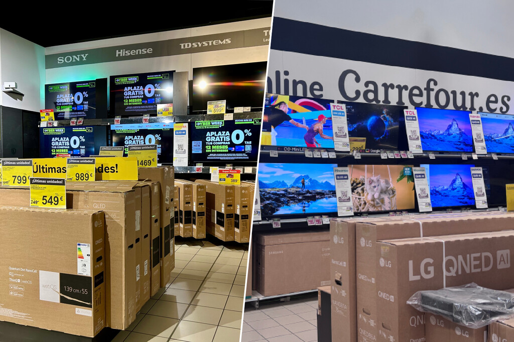 Carrefour lanza campaña ''Ahórrate el IVA'' en televisores de gran formato: Cinco Smart TVs destacadas