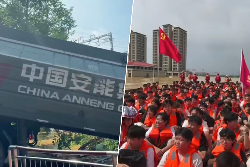 China implementa innovadoras plataformas flotantes para evacuaciones masivas ante intensas inundaciones
