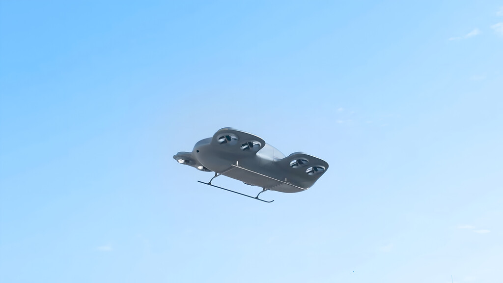 El eVTOL chino EFC1200: Diseño futurista y vuelos verificados