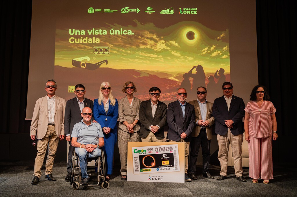 La ONCE y el Ministerio de Ciencia distribuyen gratuitamente 2 millones de gafas para el eclipse solar: guía de acceso