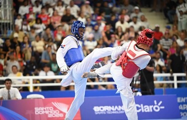 Wilfrido de la Cruz Cumple Promesa de Oro en Taekwondo de Santo Domingo 2026