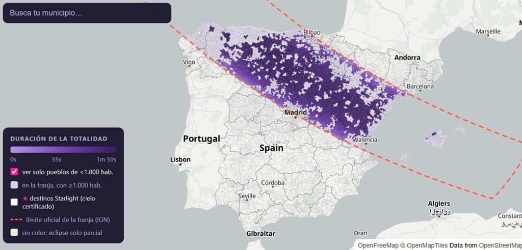 Mapa Interactivo del Eclipse Solar: Guía Completa para Observar el Fenómeno Astronómico