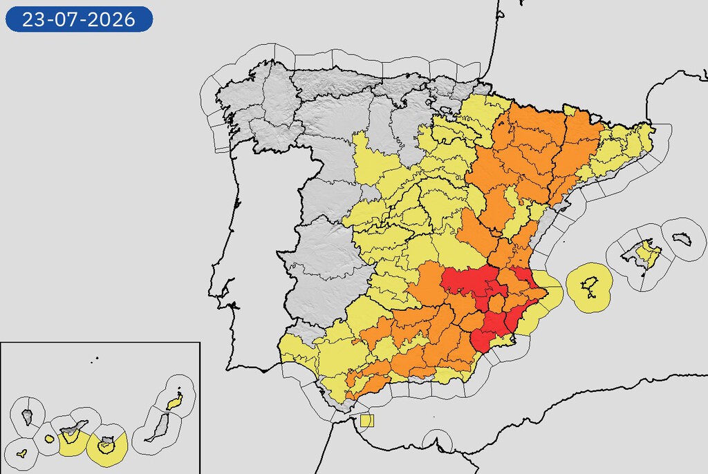 Diferencia climática en España: El Norte se libra de la ola de calor que azota el Sudeste