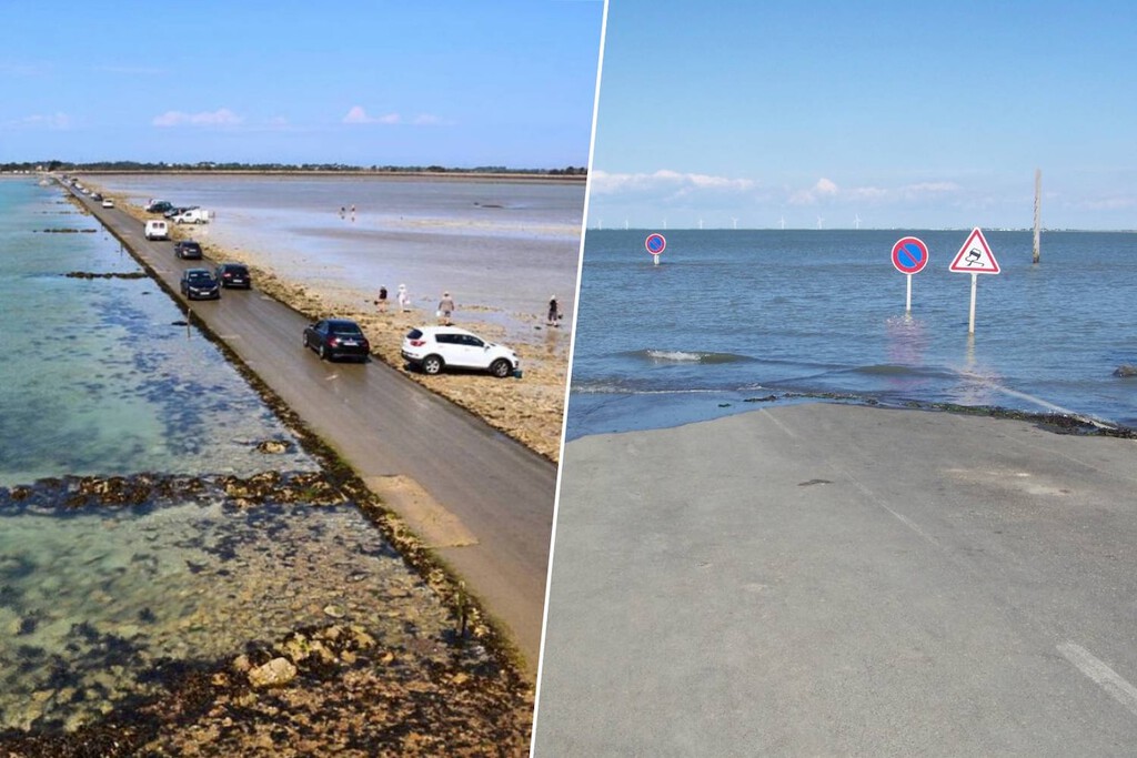 El Passage du Gois: la carretera francesa que se sumerge dos veces al día