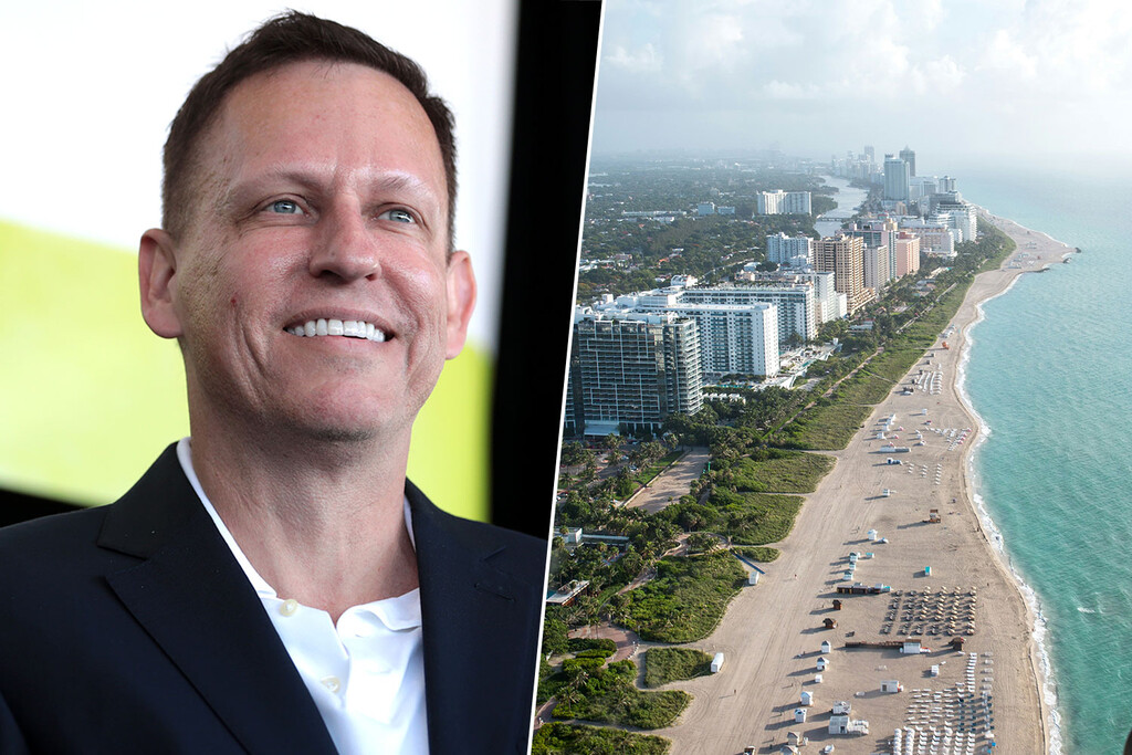 Peter Thiel establece un récord de alquiler en Miami, reflejando la migración de millonarios tecnológicos desde California