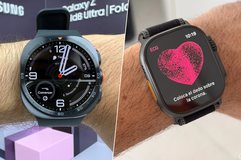 Comparativa exhaustiva: Samsung Galaxy Watch Ultra2 frente a Apple Watch Ultra 3