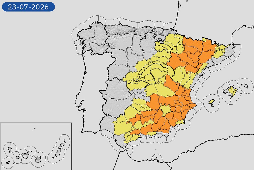 España se prepara para la tercera ola de calor del verano: Temperaturas extremas y riesgo de incendios