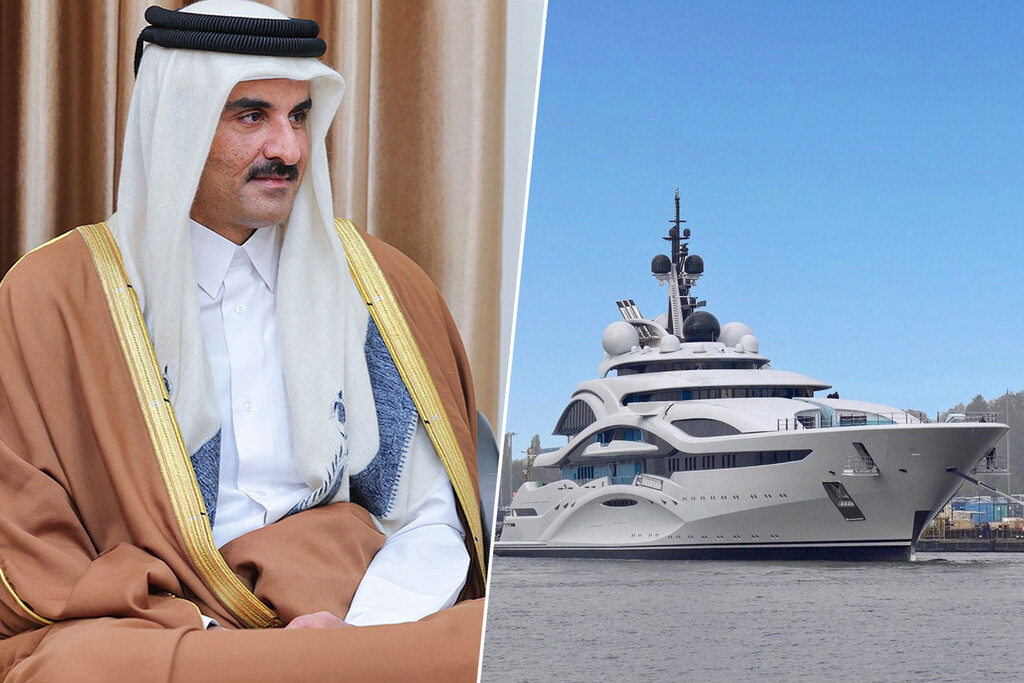 El Superyate Al Lusail del Emir de Catar Recibe Mantenimiento Millonario