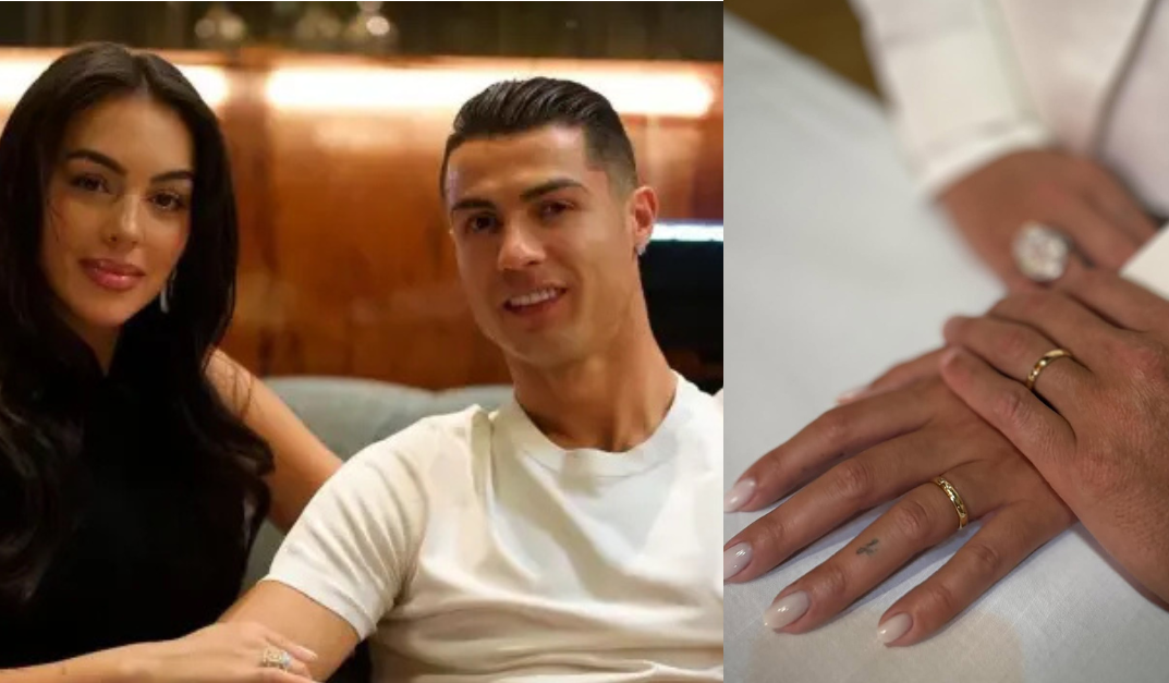 Cristiano Ronaldo y Georgina Rodríguez insinúan matrimonio al exhibir anillos de boda