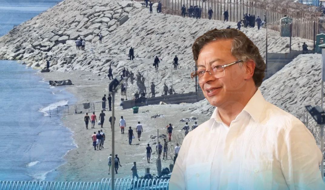 Presidente Petro Atribuye Crisis Migratoria en Ceuta a Netanyahu
