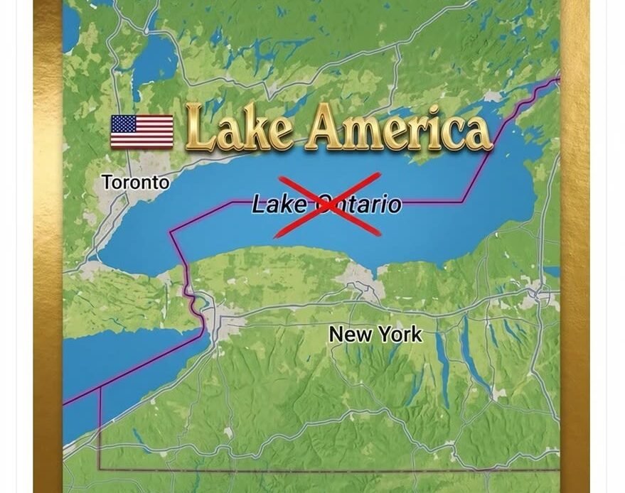Donald Trump Propone Renombrar el Lago Ontario como “Lago América” en Medio de Tensiones con Canadá