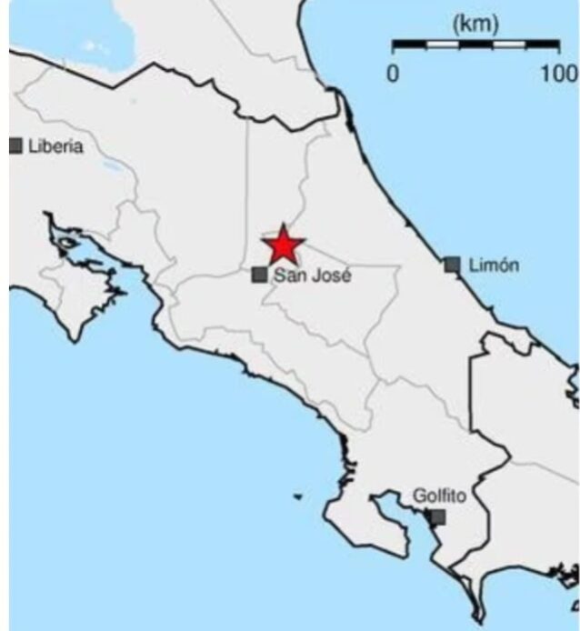 Costa Rica Experimenta Dos Temblores Matutinos Cercanos a San José