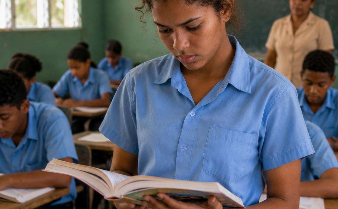 Informe GEM: Tres de cada cuatro estudiantes dominicanos no alcanzan el nivel mínimo de lectura en secundaria baja