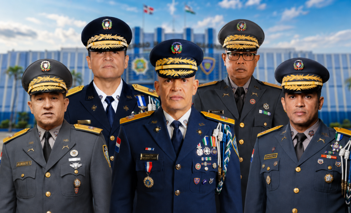 Cambios en la Cúpula Policial: Los Cinco Directores Designados por Abinader