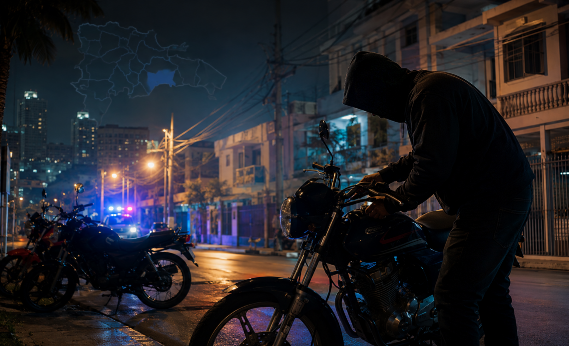 Santo Domingo Lidera con el 42% de Robos de Motocicletas en República Dominicana